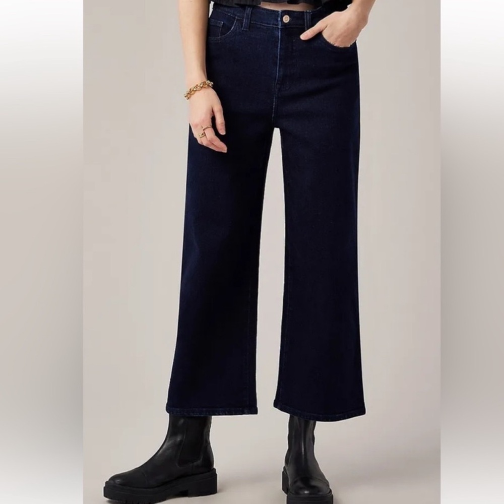 Hudson cropped Dark Blue Jeans